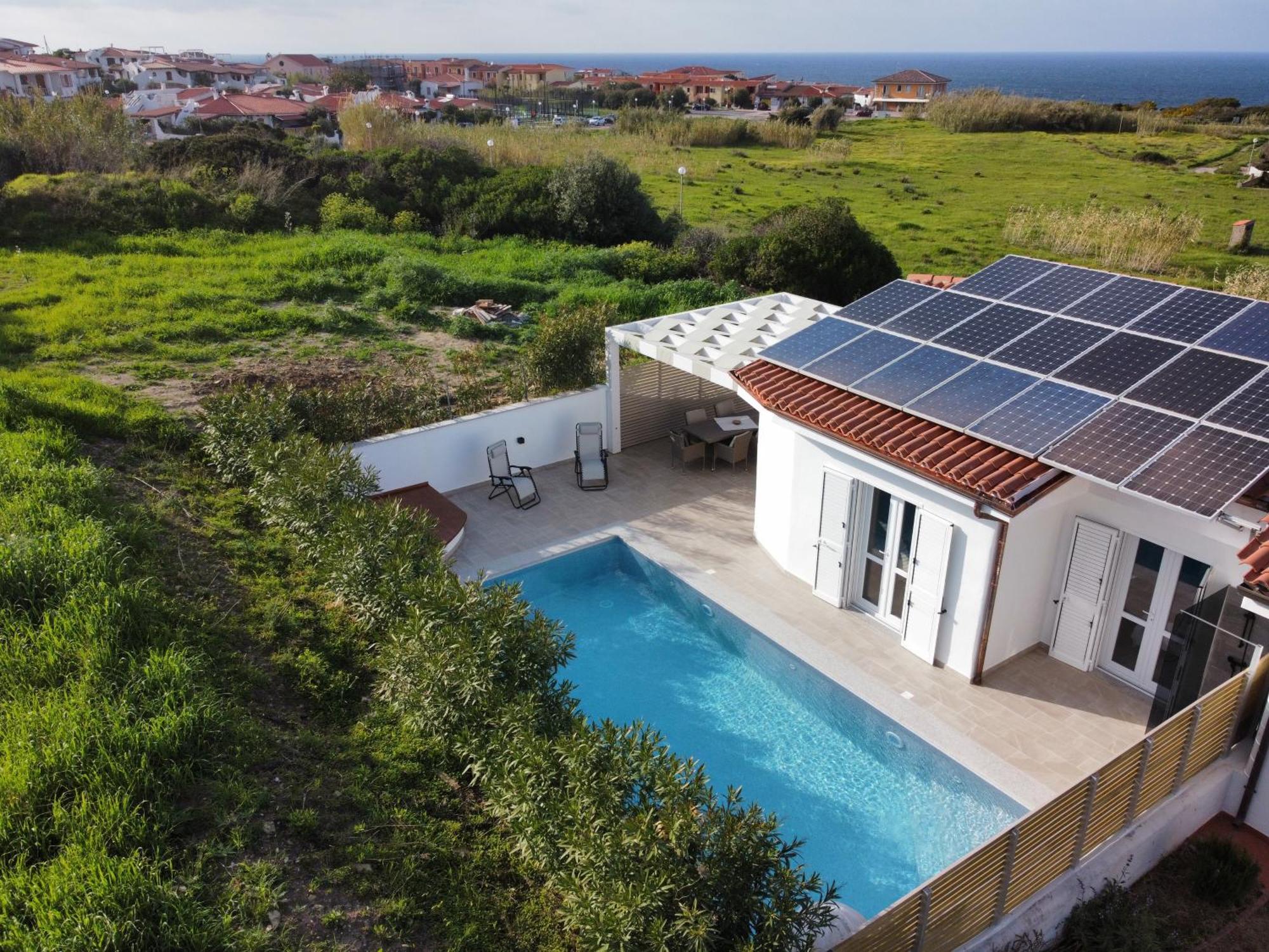 Casa Su Soli Sardu II - Sea View Valledoria Kültér fotó
